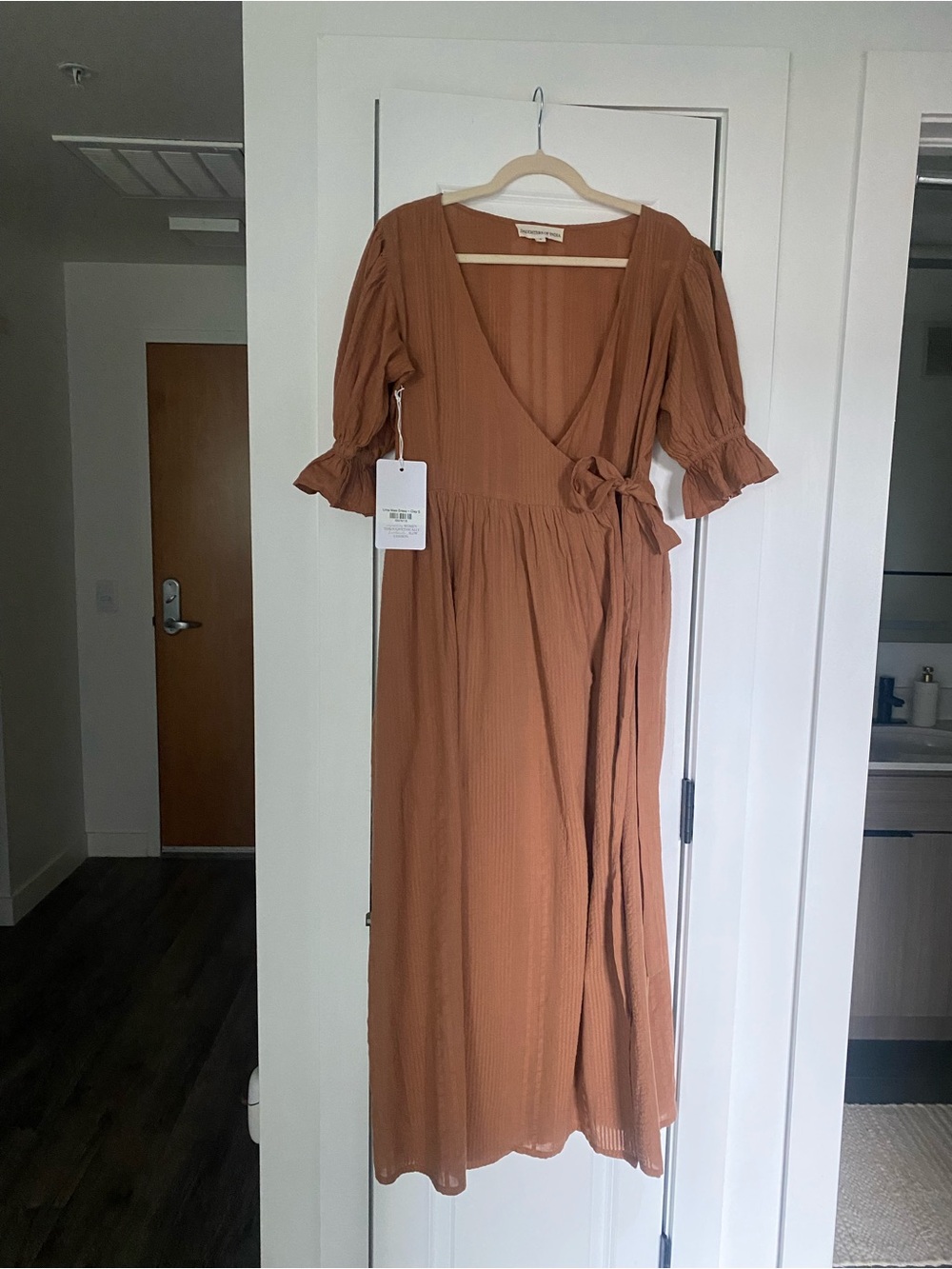 Daughters of India Uma Maxi Dress Clay Small NWT Sold Out on the Website - Picture 8 of 9